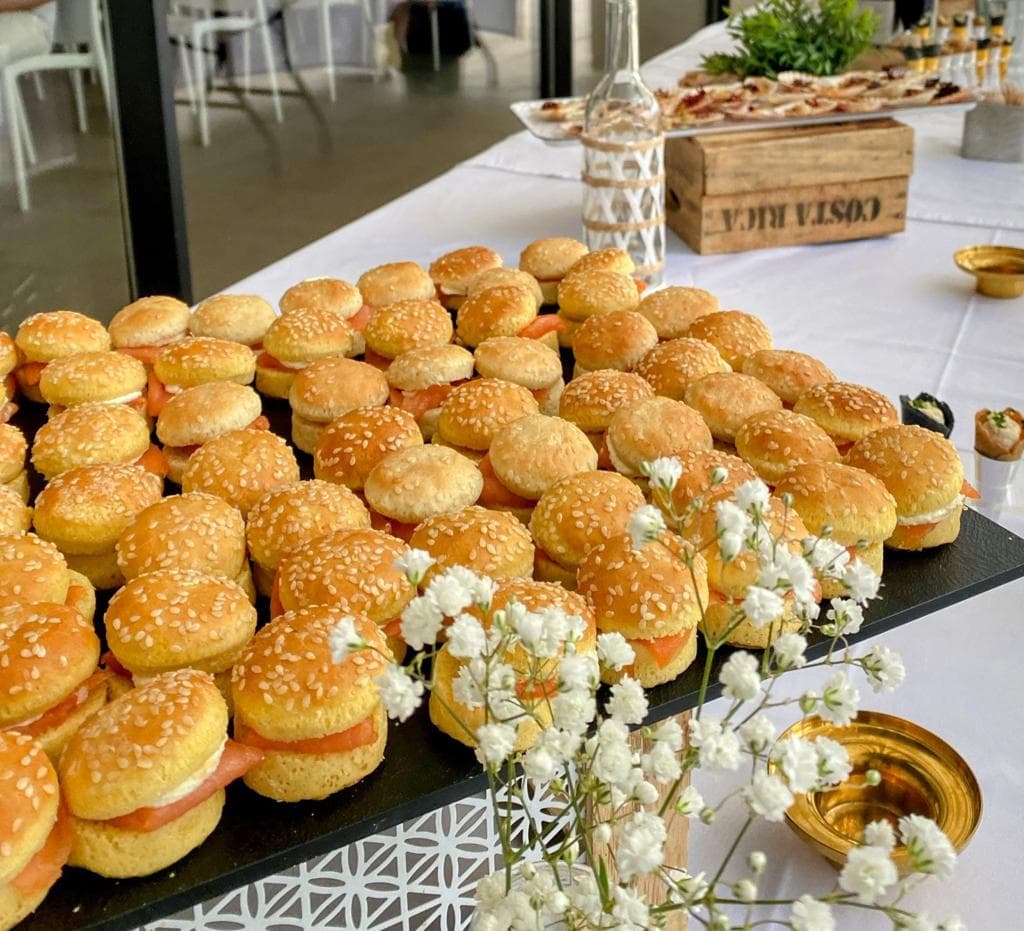 Canapé saumon apéro